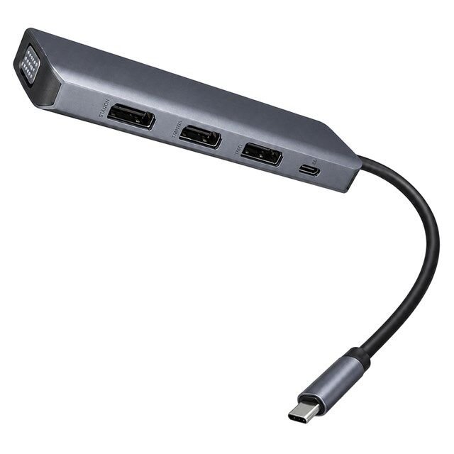 Philips SWR1602S/93 USB-C 8'i 1 Arada 8K DP + Dual 4K HDMI + VGA 100W PD Ultra Hub İstasyonu