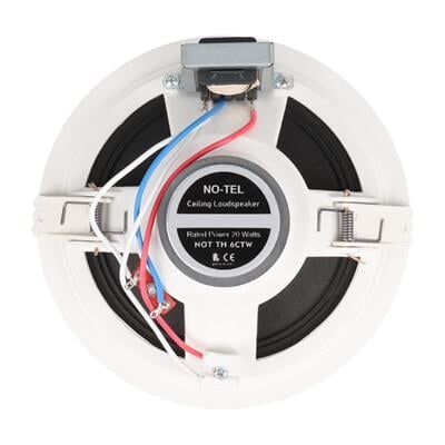 NO-TEL TH6CTW 6'' 16 CM 20 Watt Beyaz Alçıpan Trafolu Hoparlör