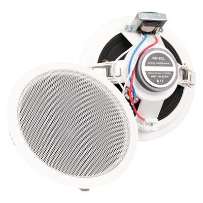 NO-TEL TH6CTW 6'' 16 CM 20 Watt Beyaz Alçıpan Trafolu Hoparlör