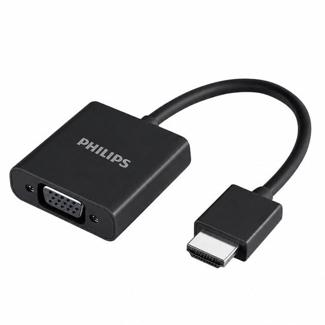 Philips SWR1620B/93 HDMI to VGA Dönüştürücü Adaptör Harici Ses Çıkışlı