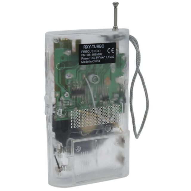 Roxy RXY-Turbo Cep Tipi Mini Analog Fm Radyo