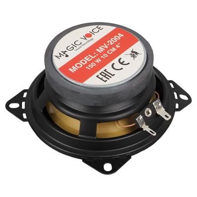 MagicVoice MV-2004 4'' 10cm 150 Watt Tweeter'lı Tekli Metal Kasa Oto Hoparlör