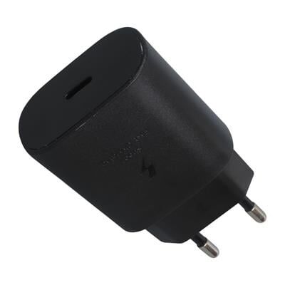 Weko WK-27877 Note10 Siyah 25 Watt Şarj Başlık Adaptörü + Type-C To Type-C Kablo