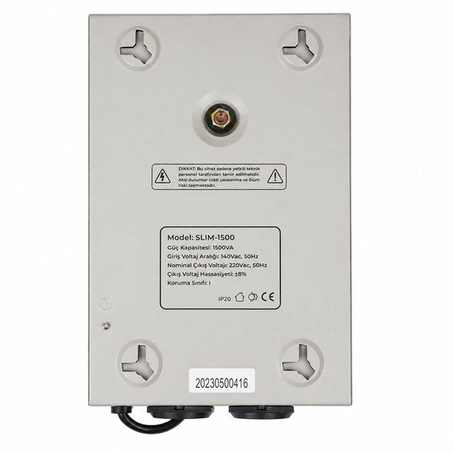 Powermaster SLIM-1500 Otomatik 1500 Watt Voltaj Kombi Regülatörü