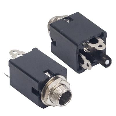6.3MM Gitar Jack Şase Stereo Dik