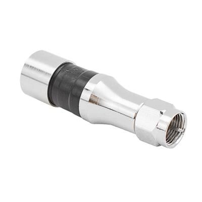 RG 11 F Konnektör Pres Sıkmalı Kompression İnce Boğazlı İğneli