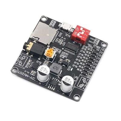 MagicVoice DY-HV20T MP3/WAV SD-AUX Ses Çalma ve Amfi Modülü (DC 6-35V, 20W)