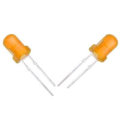 Halmet Mantar Led 5mm Turuncu