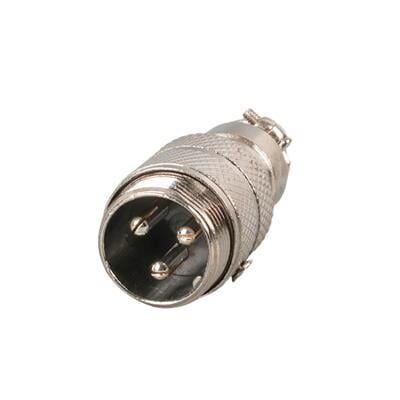 Mayk GX16-3 Pinli Metal Erkek Konnektör (M16 - 16mm)