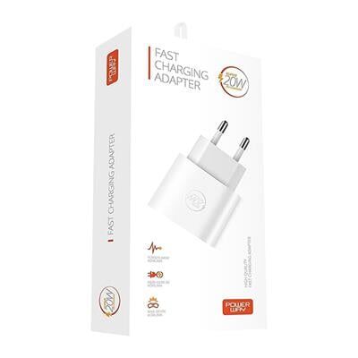 Powerway RX20 PD 20 Watt iPhone Type-C Hızlı Şarj Başlığı