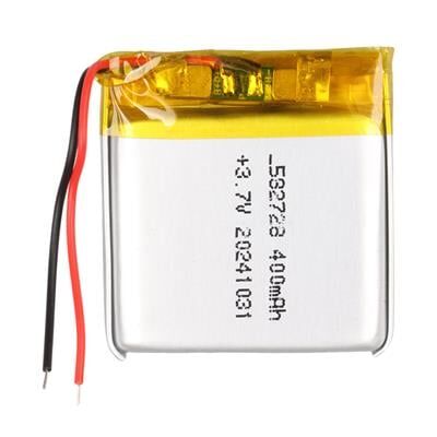 PowerMaster 582728 3.7V 400mAh Lityum Polimer (Li-po) Batarya Ciklet Pil