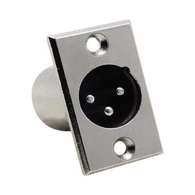 Elektromer Canon XLR 3 Pin Erkek Şase Konnektör