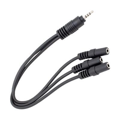 Powermaster Kulaklık Mikrofon Çoklayıcı 3 Port 3.5 Mm Splitter Çevirici Dönüştürücü Adaptör PM-4871