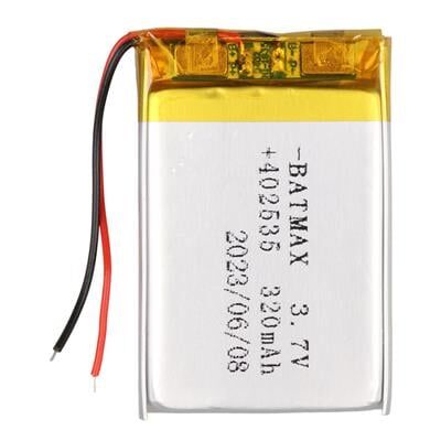 PowerMaster 402535 3.7V 320mAh Lityum Polimer (Li-po) Batarya Ciklet Pil
