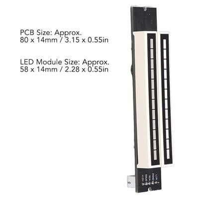 PowerMaster PM-26793 12Bit Led Müzik Seviyesi Gösterge Modülü Turuncu Kırmızı DC12Volt