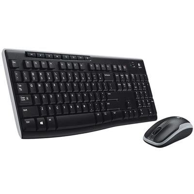 Logitech MK270 Kablosuz Klavye Set Mm Q Tr Siyah