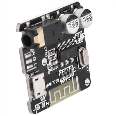 Magicvoice MV-14804 Oto Teyp Bluetooth 5.0 Çevirici Kiti Harici Batarya Destekli Şarj Modüllü (30x30mm)