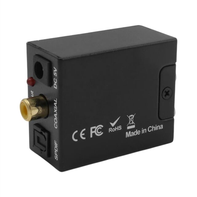 Fully G-538ND Optik/Koaksiyel Dijital Ses - Analog RCA Çevirici