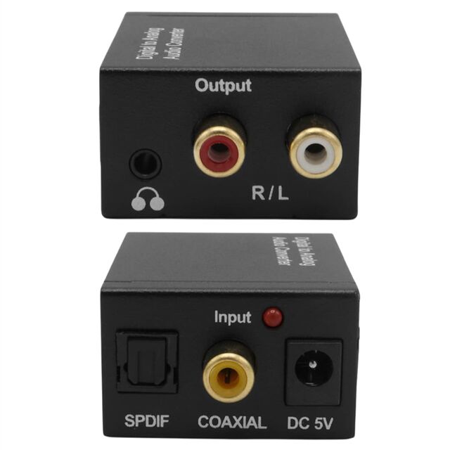 Fully G-538ND Optik/Koaksiyel Dijital Ses - Analog RCA Çevirici