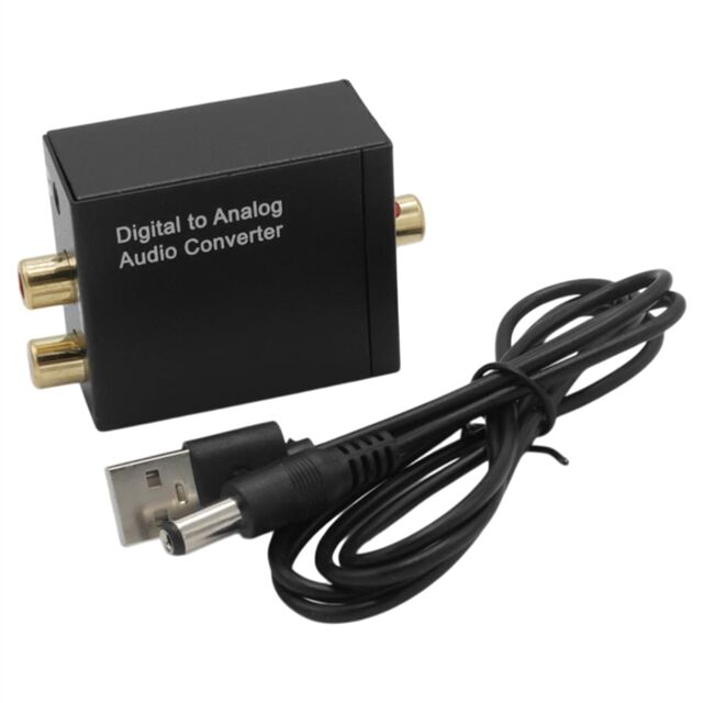 Fully G-538ND Optik/Koaksiyel Dijital Ses - Analog RCA Çevirici