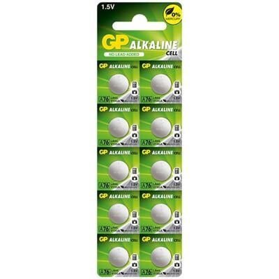 GP A76 LR44 Alkalin AG-13 PİL (A76F-2C10) 10'lu Paket