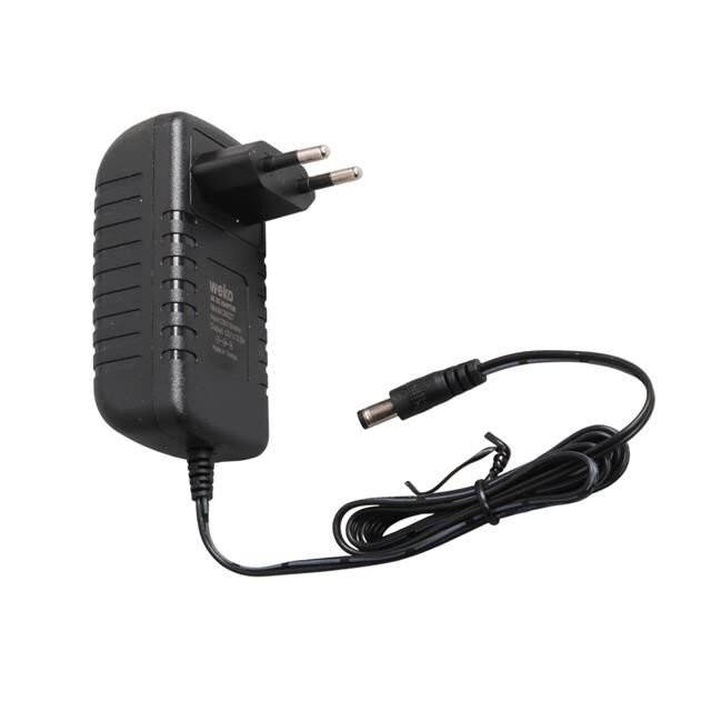 Weko WK-24327 12 Volt - 2.5 Amper 5.5*2.5 Uçlu Yerli Üretim Plastik Kasa Priz Tipi Adaptör