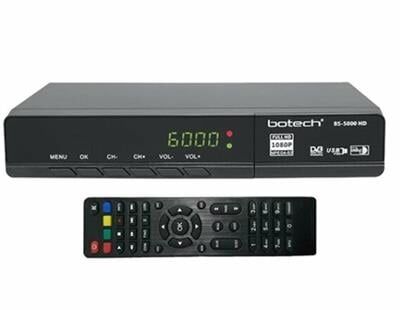 Botech BS-5000 HDMI + Scart + Usb Girişli 1080P Full HD Uydu Alıcı