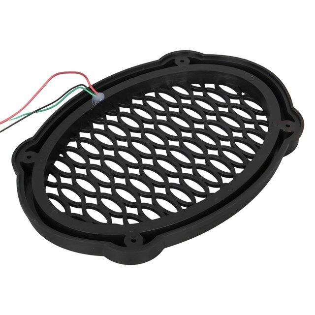 Poke PK-5653 4 Adet Oval Oto Hoparlör Kapağı Kumandalı Pixel Ledli RGB Animasyonlu Kapak