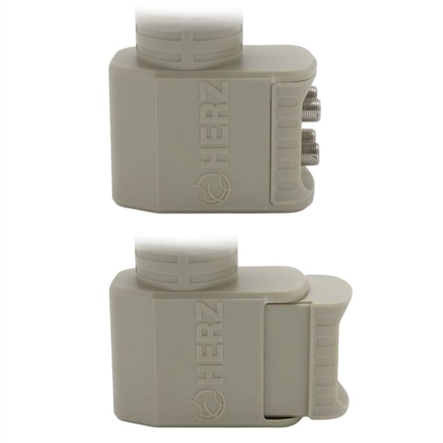 Herz HR-904 Digital Ku-Band Quad 4'lü LNB Universal - Altın Uçlu 0.1dB Sharp Chip