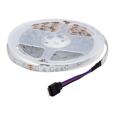 PowerMaster PM-9383 5 Metre RGB Şerit Led Kumandalı Animasyonlu Adaptörlü (Silikonsuz)