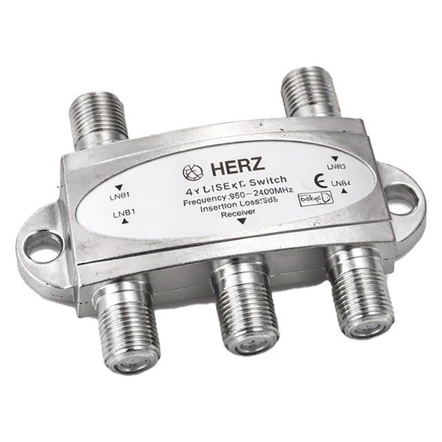 Herz 4x1 950-2400MHz 3dB Diseqc Switch Uydu Birleştirici
