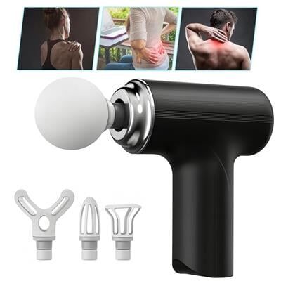 PowerMaster KH-320 Şarjlı Sporcu Koşucu Darbeli Titreşimli Masaj Aleti 6 Kademeli 2000mAh