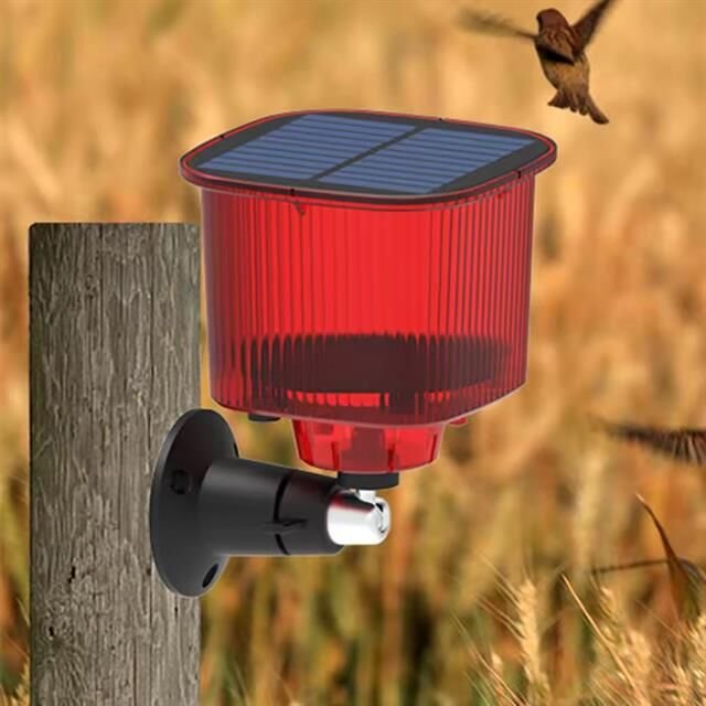 PowerMaster PM-26955 Mikrofonlu Sesli Hayvan Kovucu Alarm Cihazı Solar Panelli