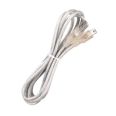 Powermaster iPod Şarj Aleti Kablosu 5 Pin Geniş 1.5 Metre Şeffaf