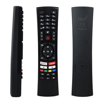 Hey Küçük Kalıp Vestel Netflix Youtube Tuşlu Yazısız Lcd Led TV Kumanda (RC4390-30100824)