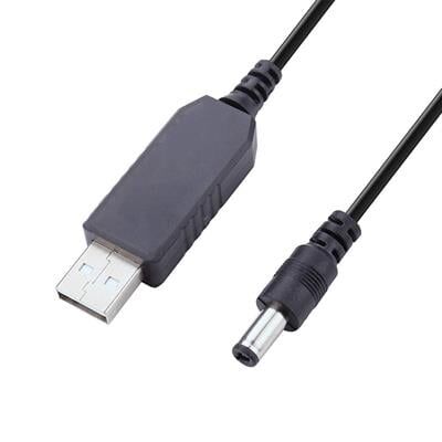 Powermaster PM-21568 9V-5V USB To DC 5.5x2.5mm Çevirici Kablo