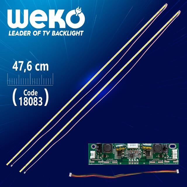 43'' Inch 51 Ledli 47 Cm Universal Tv E-Led Takımı