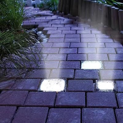 PowerMaster PM-21647 Solar Kırmızı Ledli Tuğla Görünümlü Bahçe Dekorasyon Aydınlatma