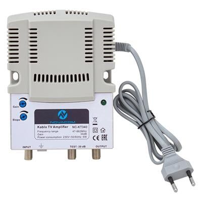 Novacom NC-KT340 47-862 Mhz 34 dB Kablo TV Amplifier Hat Yükseltici