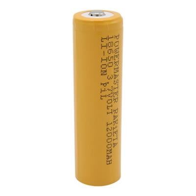 PowerMaster PM-9599 Rakieta 3.7 Volt 1200mAh 18650 Başlıklı Şarj Edilebilir Lityum Pil (Tekli)