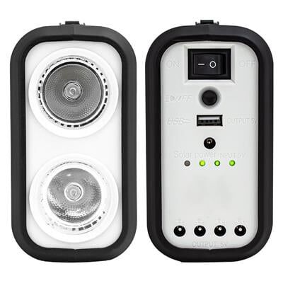 Powermaster GD-8017S Solar Panelli 3 Ampullü Solar Aydınlatma Sistemi