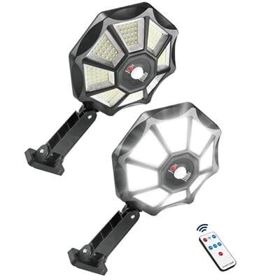 Powermaster ZB-168A Kumandalı Sensörlü Beyaz Solar Aydınlatma