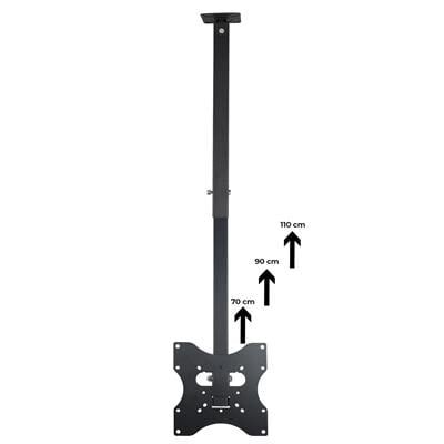 PowerMaster PM-32 Led/Lcd/Plazma 70-90-110 CM Dar Ağız 45 Derece Açılı Tavan TV Askı Aparatı