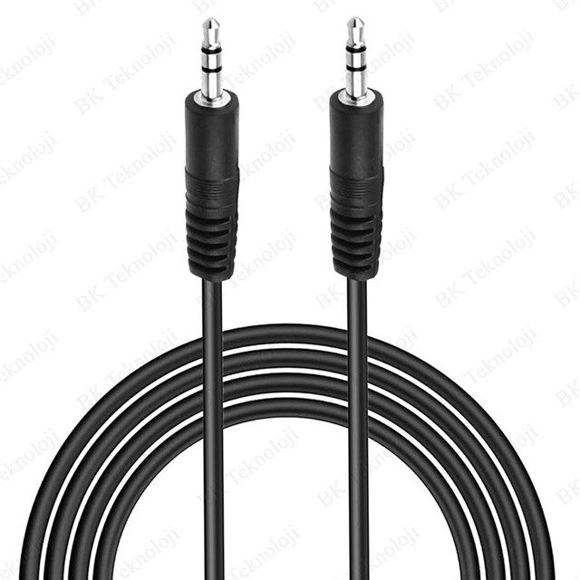 Powermaster PM-1843 Siyah 3.5Mm Erkek-Erkek 5 Metre Stereo Aux Ses Kablosu