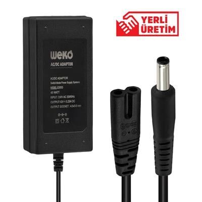 Weko 12 Volt 3.25 Amper 4.5x3.0mm Uçlu Notebook Adaptör