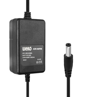 Weko 12 Volt 3 Amper 5.5*2.5 Uçlu Yerli Üretim Plastik Kasa Masaüstü Adaptör