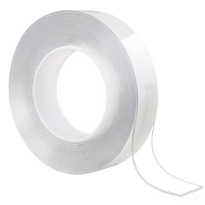 Sunup SN-14654 30mm 2 Metre Çift Taraflı Nano Teknoloji Süper Yapıştırıcı Şeffaf Bant