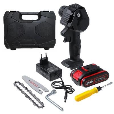 PowerMaster PM-20309 Zincirli Şarjlı Matkap Testere 24 Volt - 550 Watt