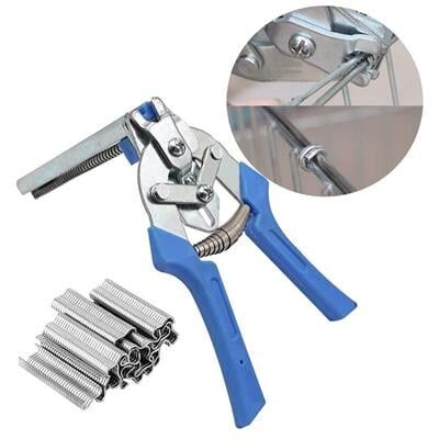 PowerMaster PM-20535 Bükümlü Halka Pense Klipler Tel Çit Sıkma Aleti