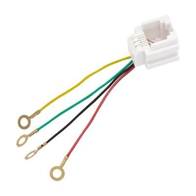 RJ11 Soket 623K Jack 6P4C Telefon DSL Konnektörü 150 Mm